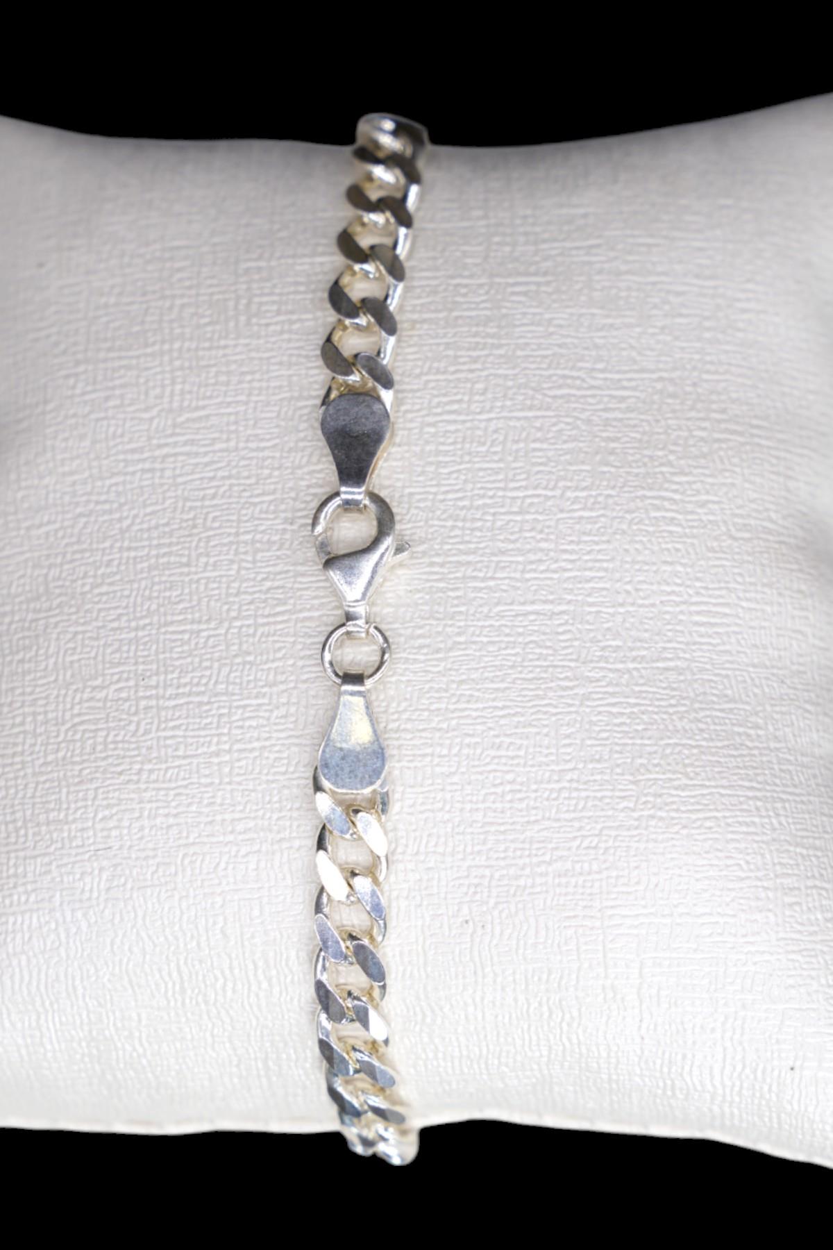 Gümüş Figaro Bileklik 925 Ayar