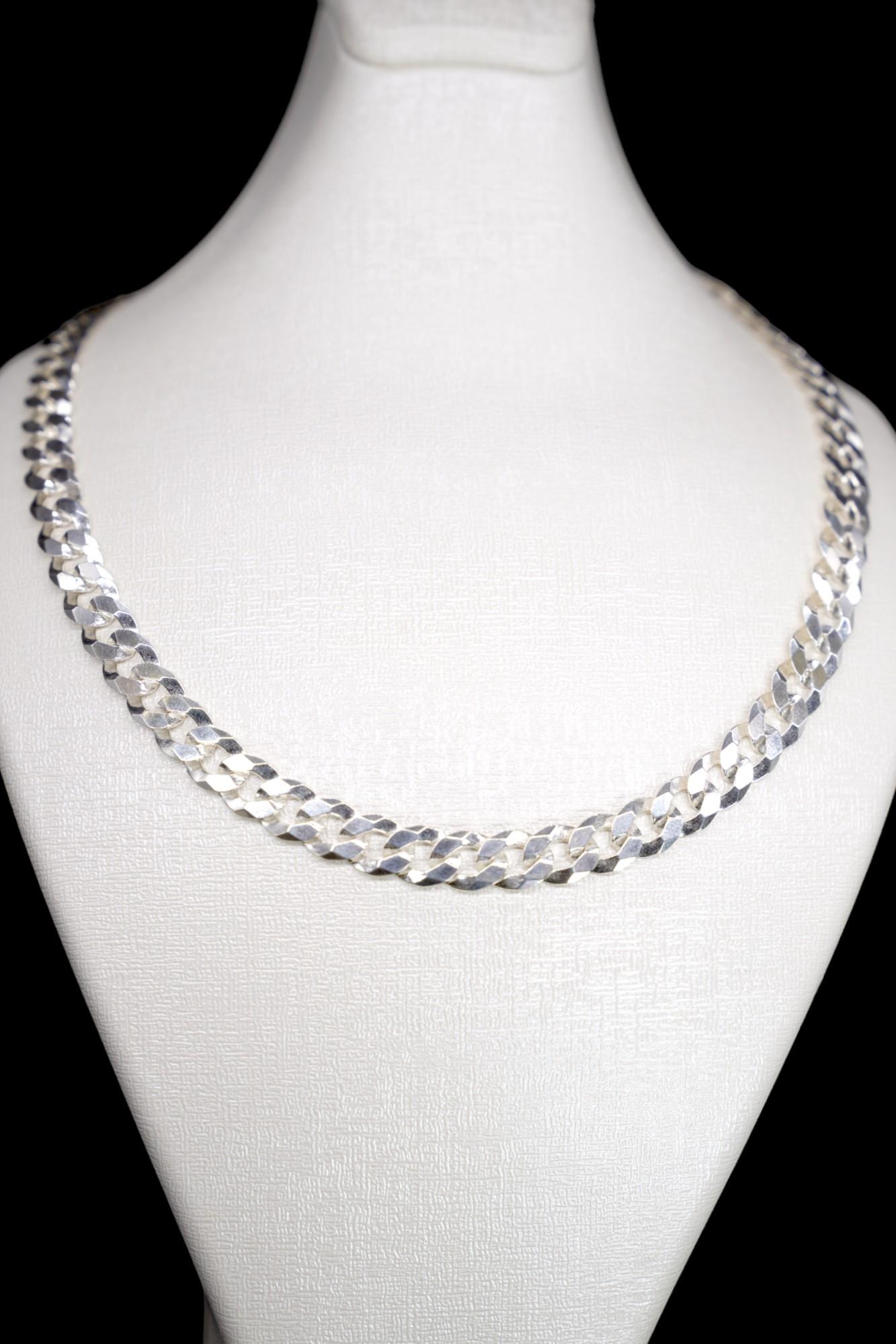 Gümüş Panzer Zincir 925 Ayar