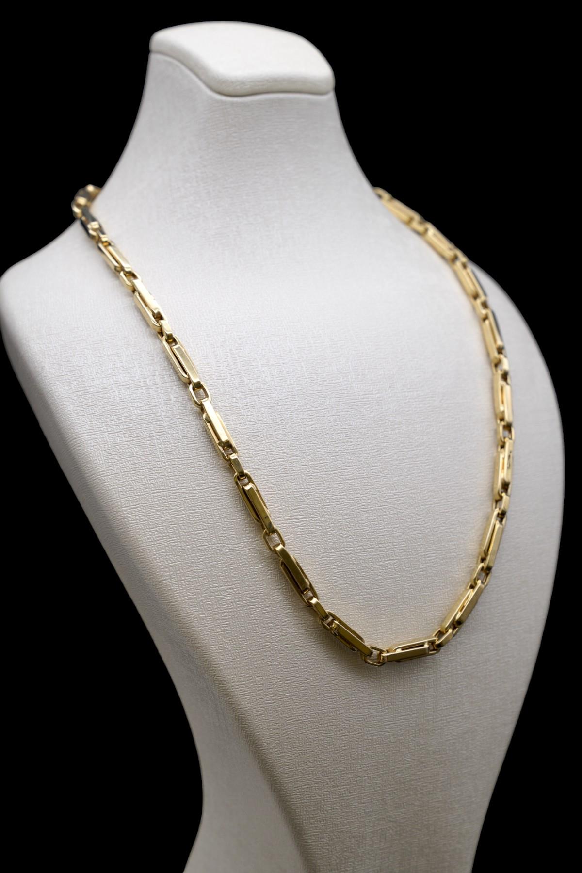 İtalyan Erkek Zincir 14 Ayar