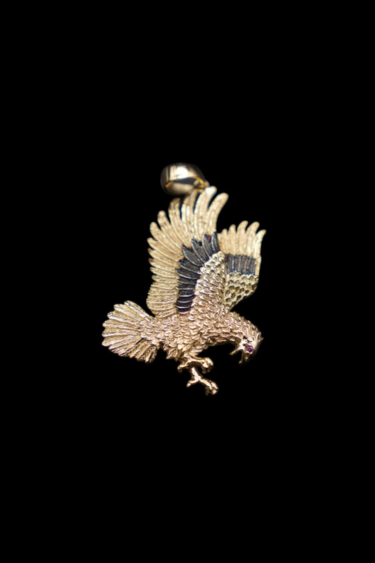 Kartal Figürlü 14 Ayar