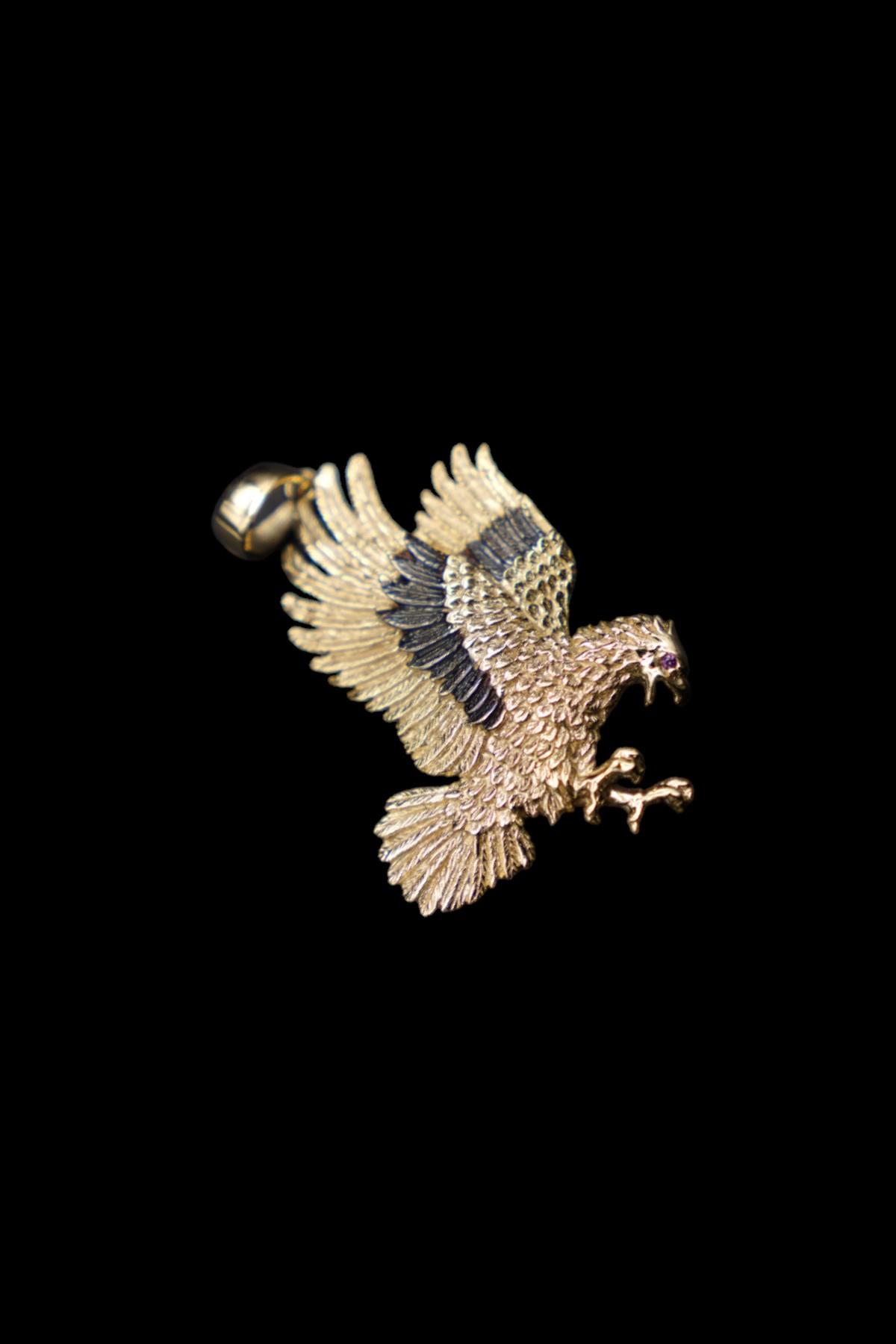 Kartal Figürlü 14 Ayar