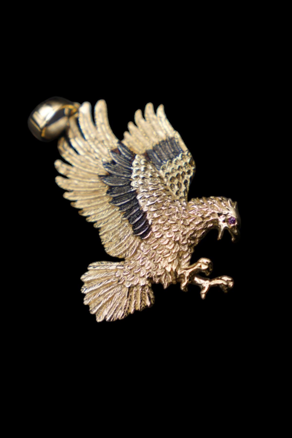 Kartal Figürlü 14 Ayar