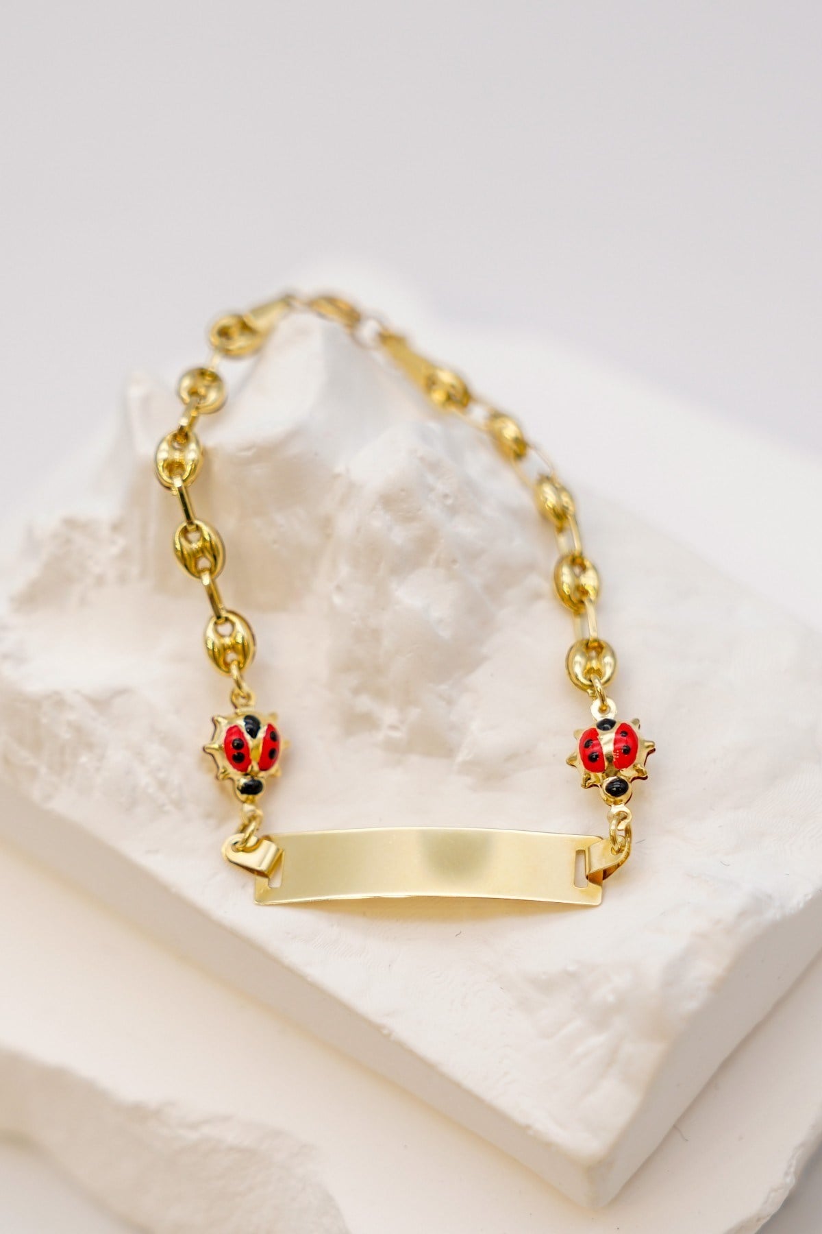Ladybug Children's Bracelet 14 carat