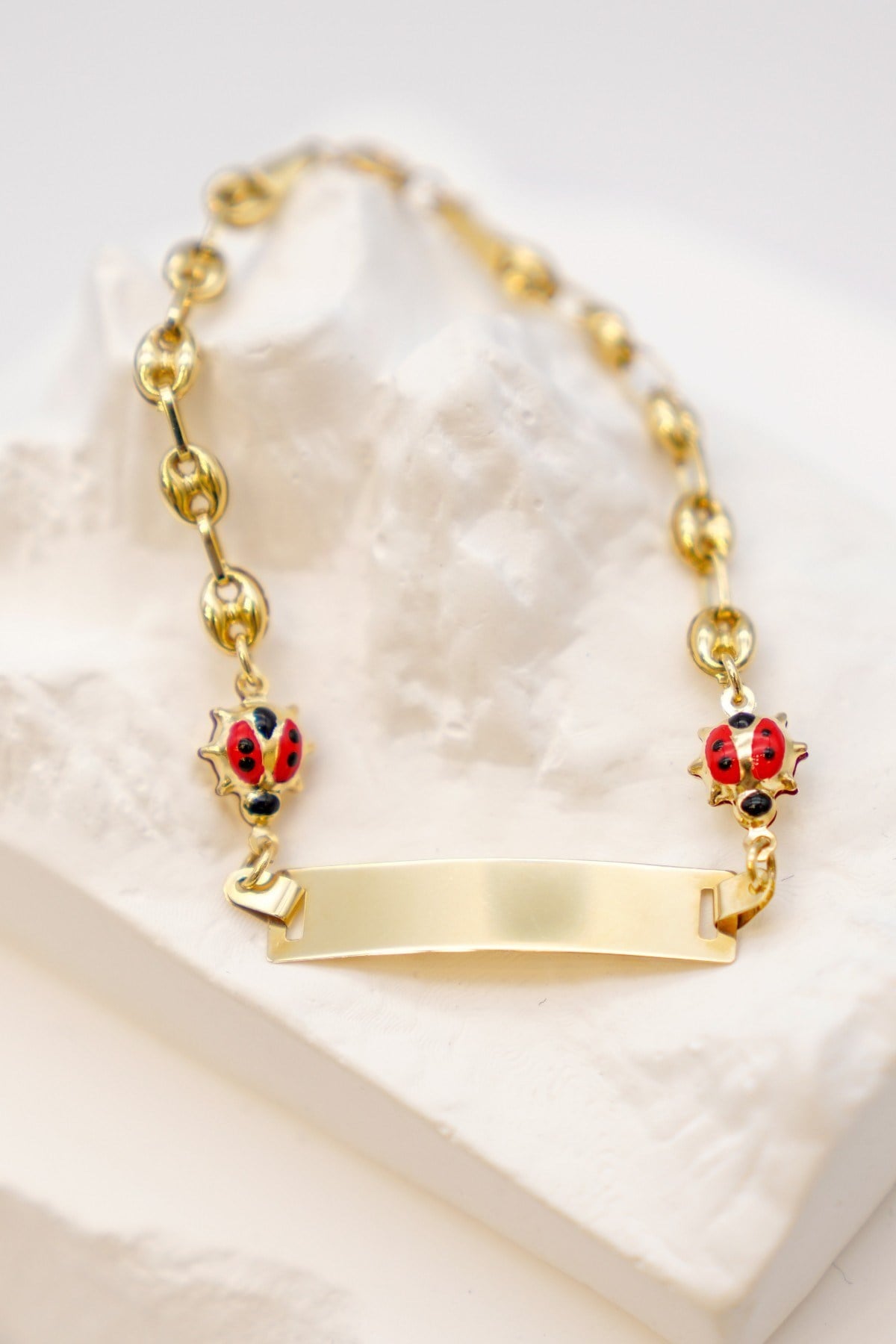 Ladybug Children's Bracelet 14 carat