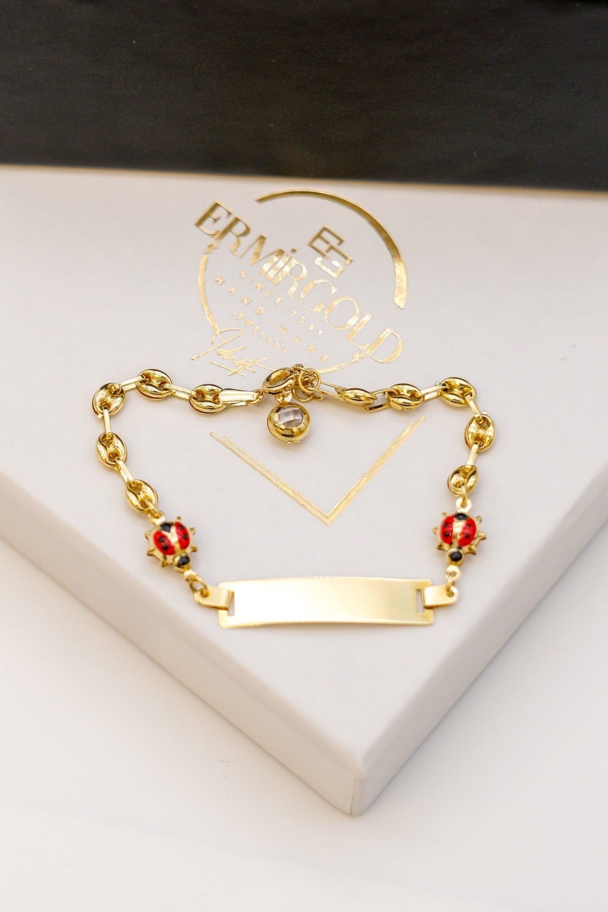 Ladybug Children's Bracelet 14 carat