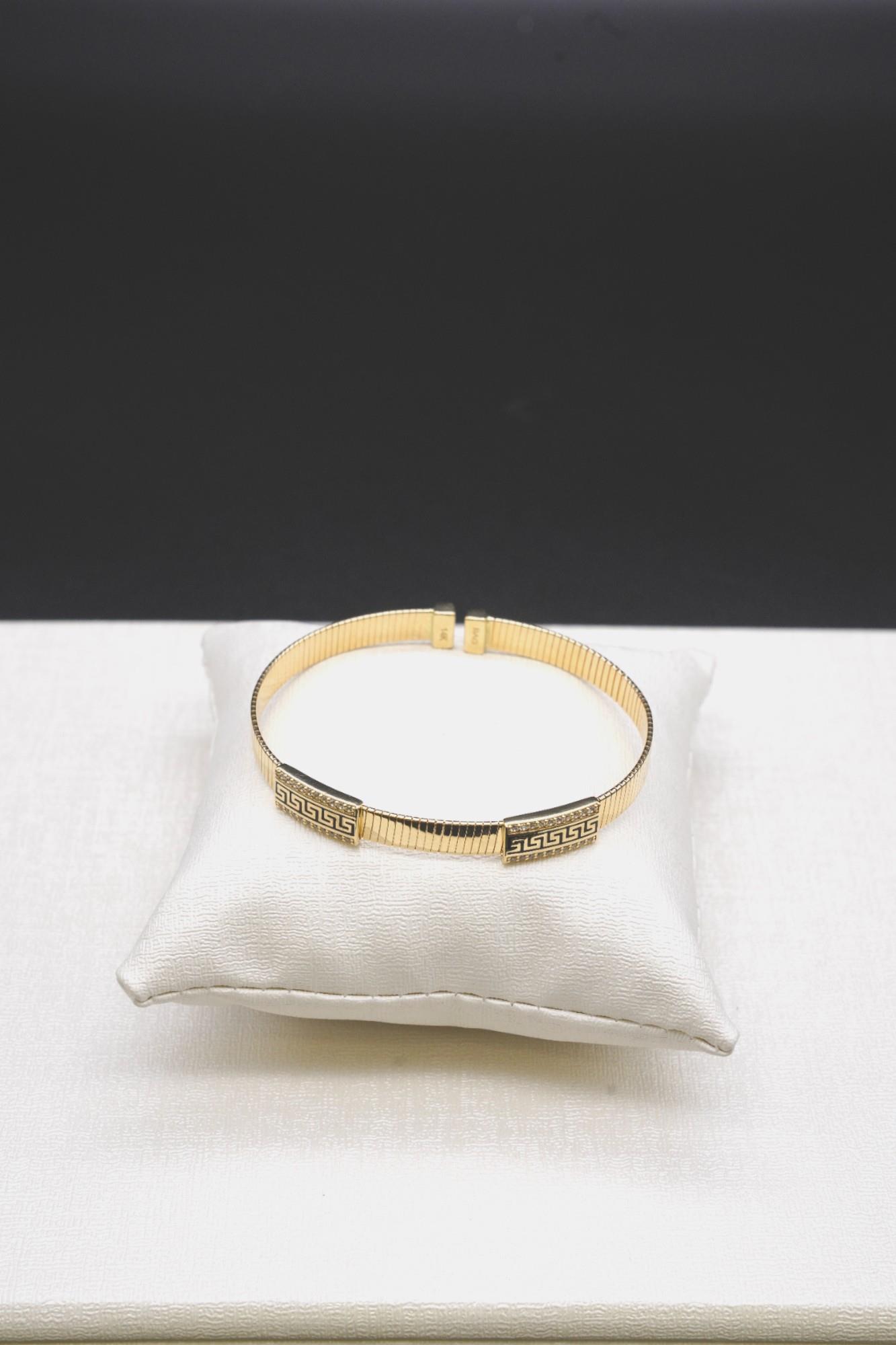 Versacee Bilezik 14 Ayar