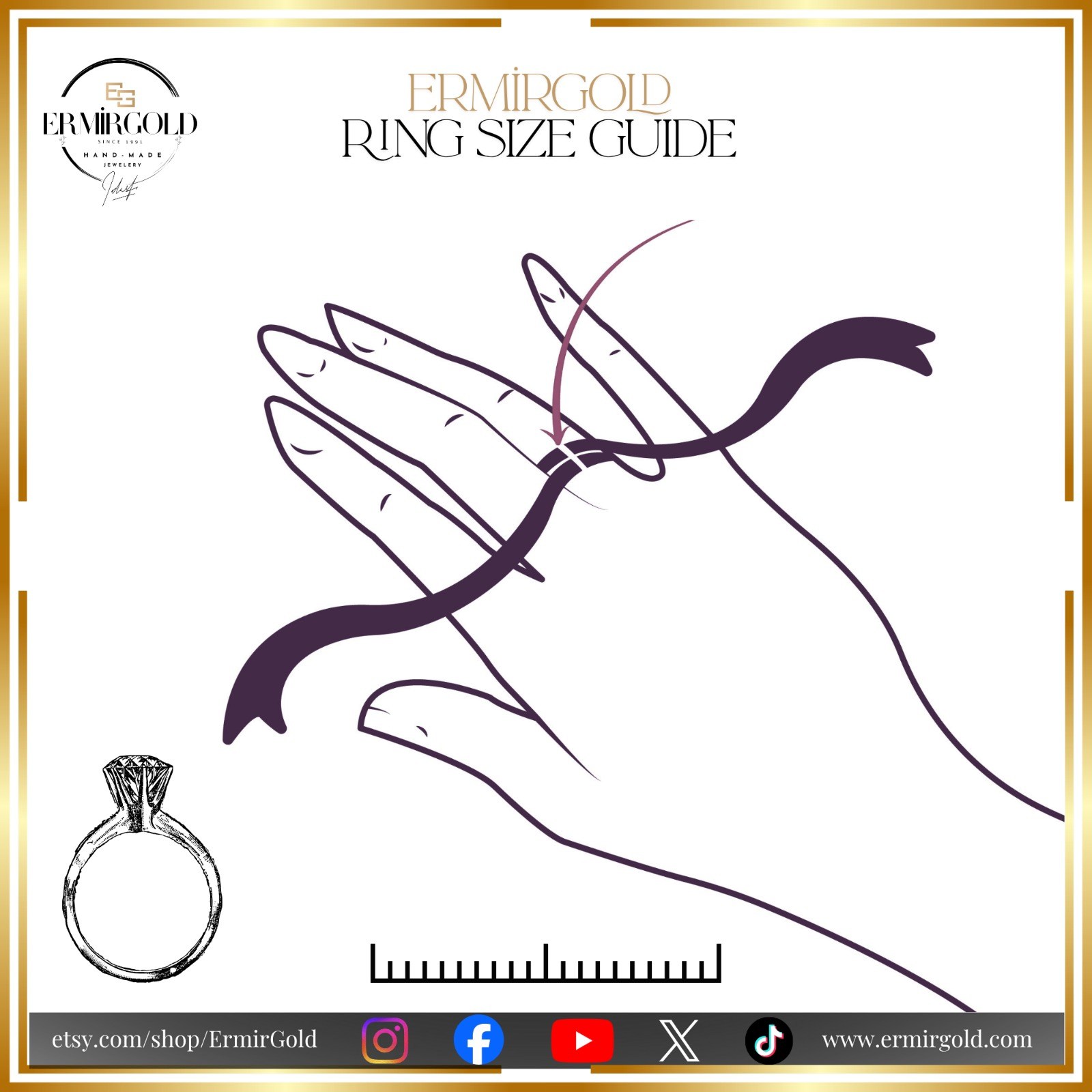 Zirkon Taşlı Fantasy Yüzük 14 Ayar