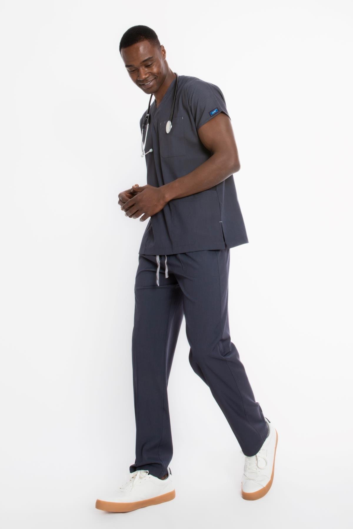 ANTRASİT GRİ CORE-FLEX ERKEK CERRAHİ TAKIM