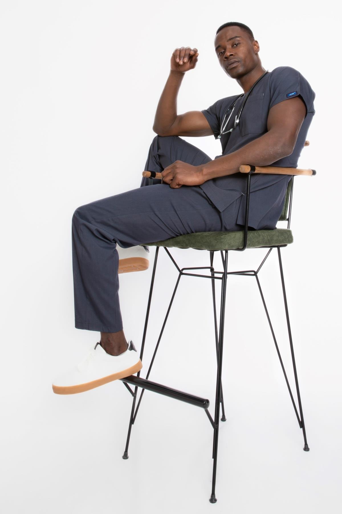 ANTRASİT GRİ CORE-FLEX ERKEK CERRAHİ TAKIM