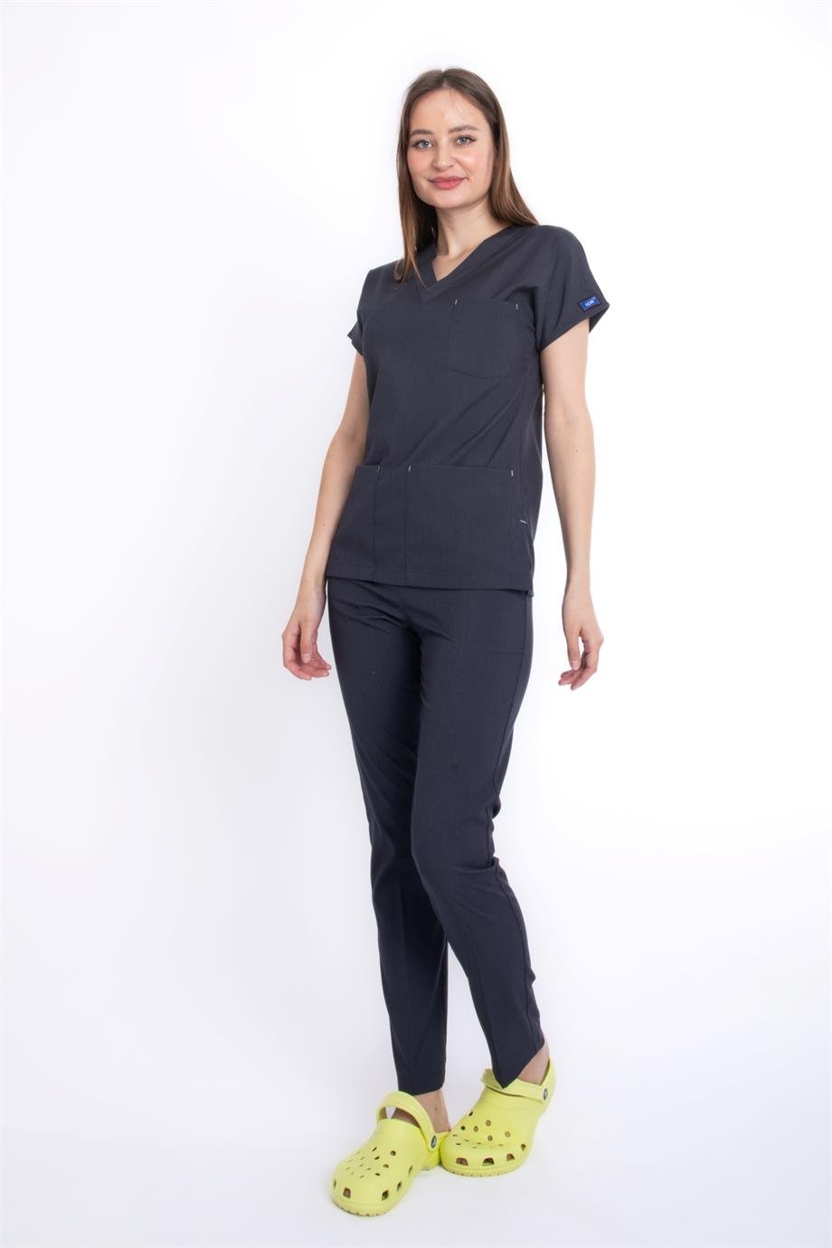 ANTRASİT GRİ CORE-FLEX KADIN CERRAHİ TAKIM