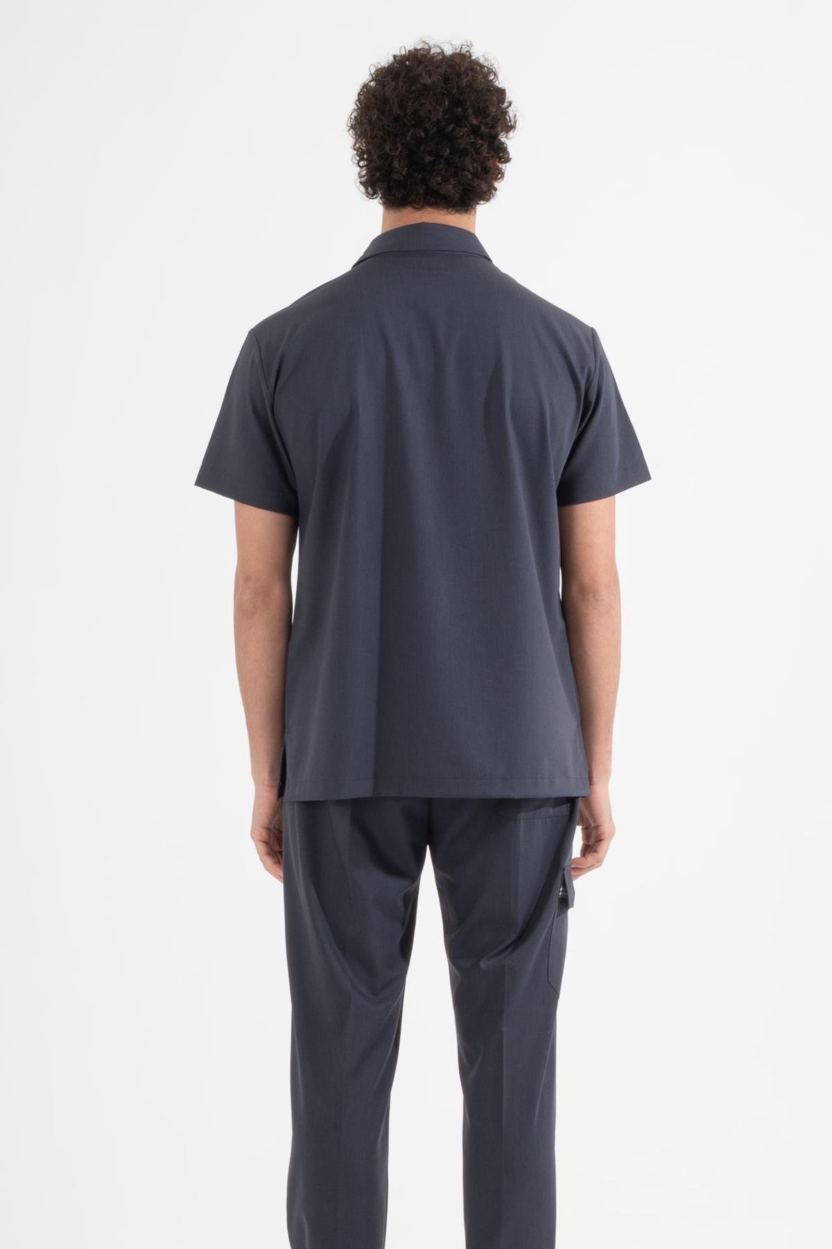 ANTRASİT GRİ MILAN PREMIUM SCRUBS TAKIM