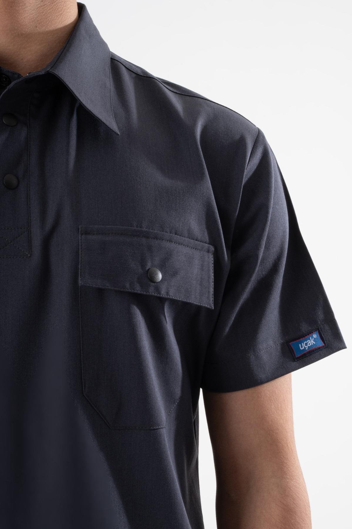 ANTRASİT GRİ MILAN PREMIUM SCRUBS TAKIM
