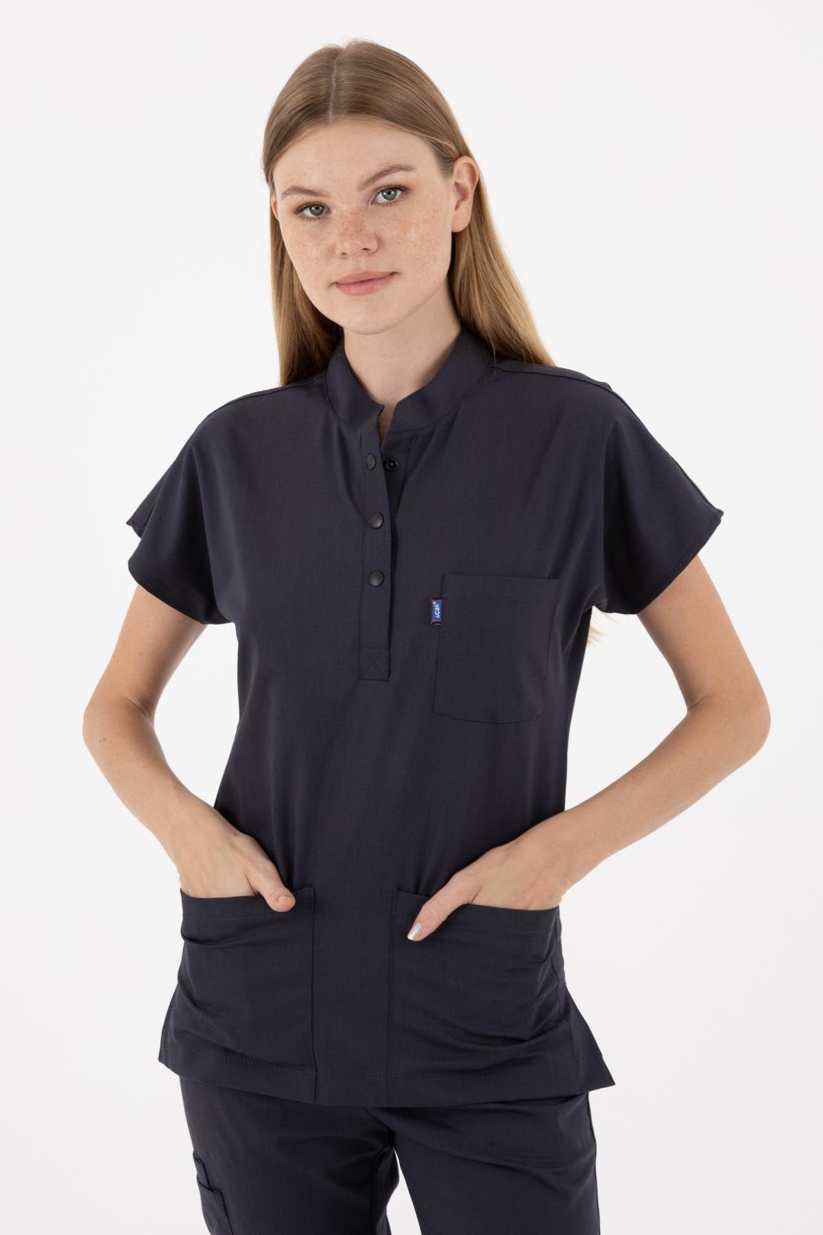 ANTRASİT GRİ PETRA KADIN PREMİUM TEK ÜST