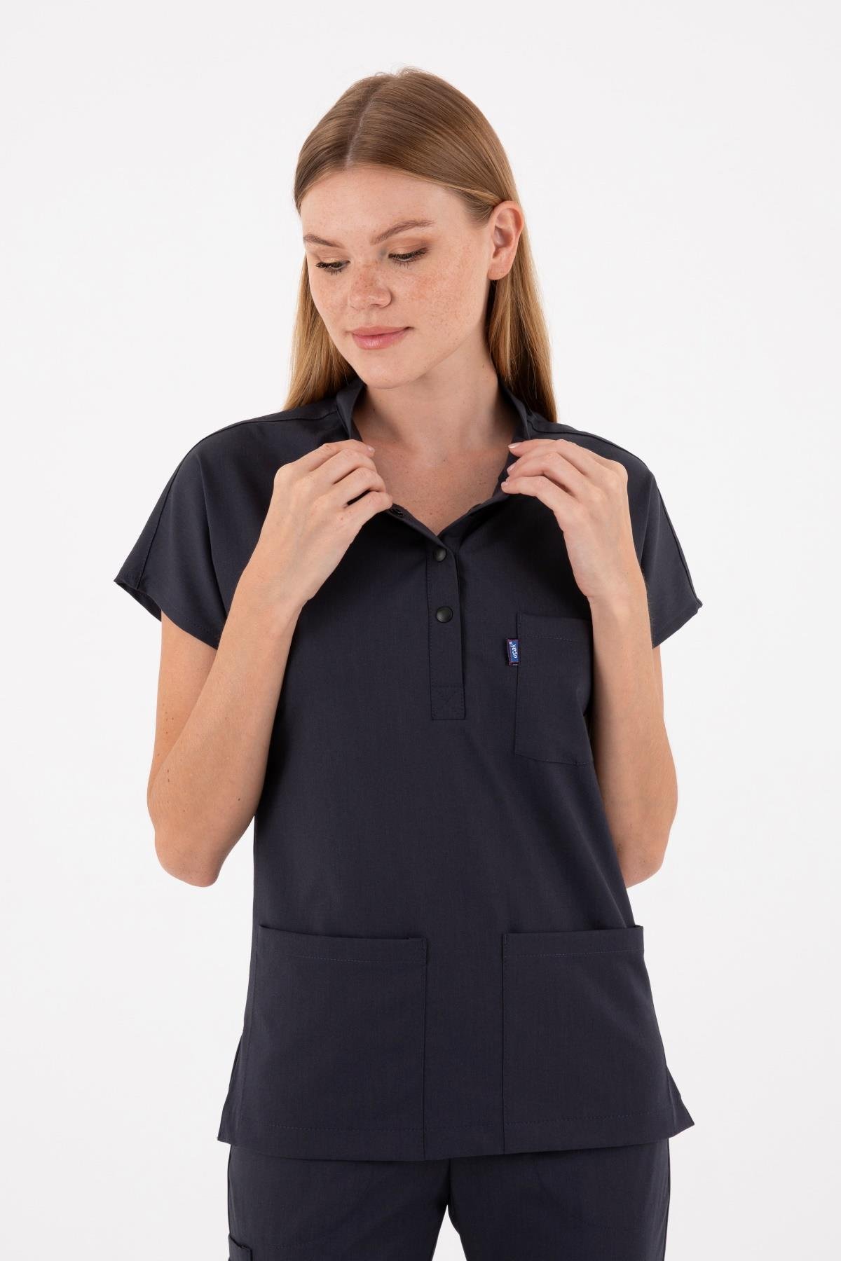 ANTRASİT GRİ PETRA KADIN PREMİUM TEK ÜST