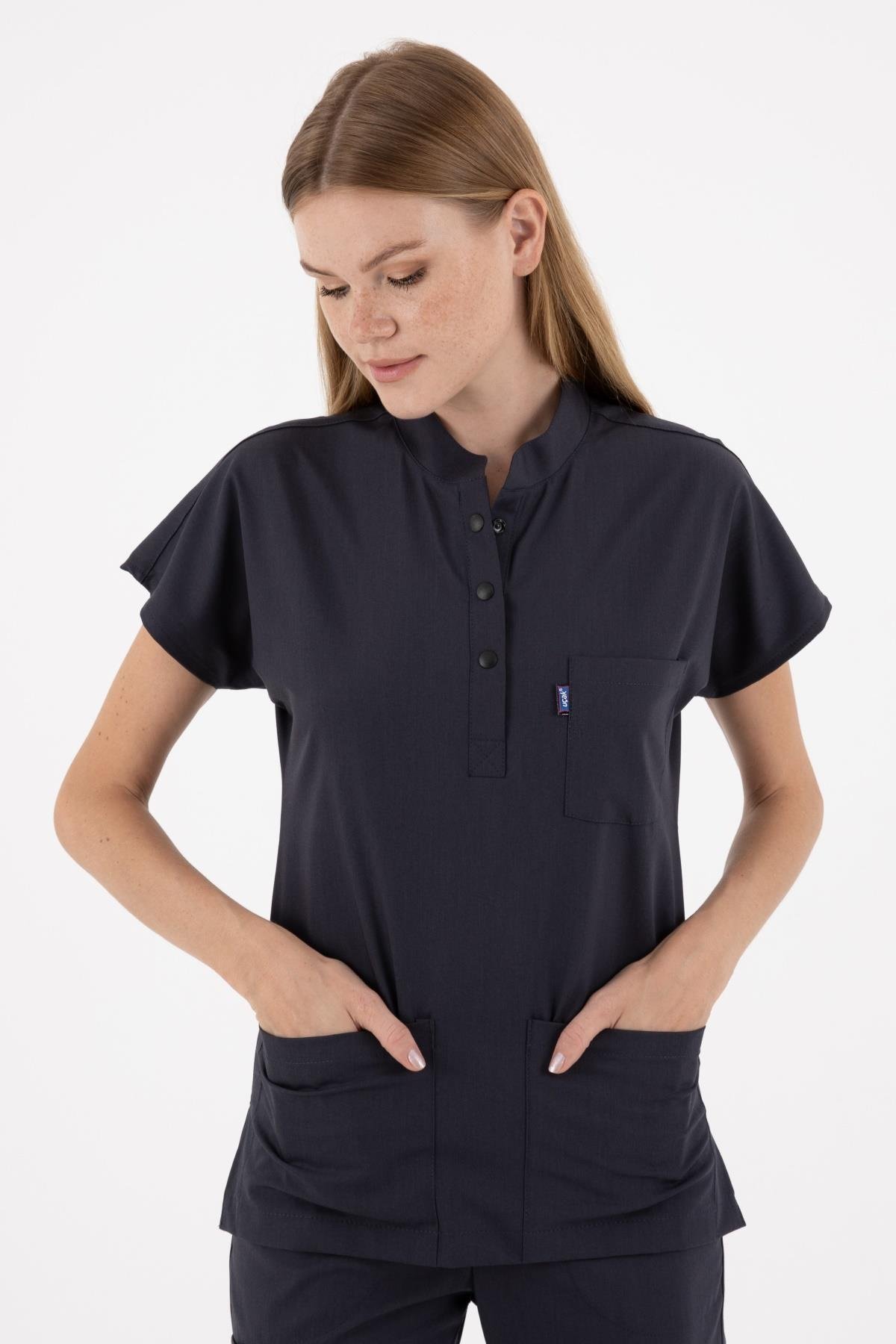 ANTRASİT GRİ PETRA KADIN PREMİUM TEK ÜST