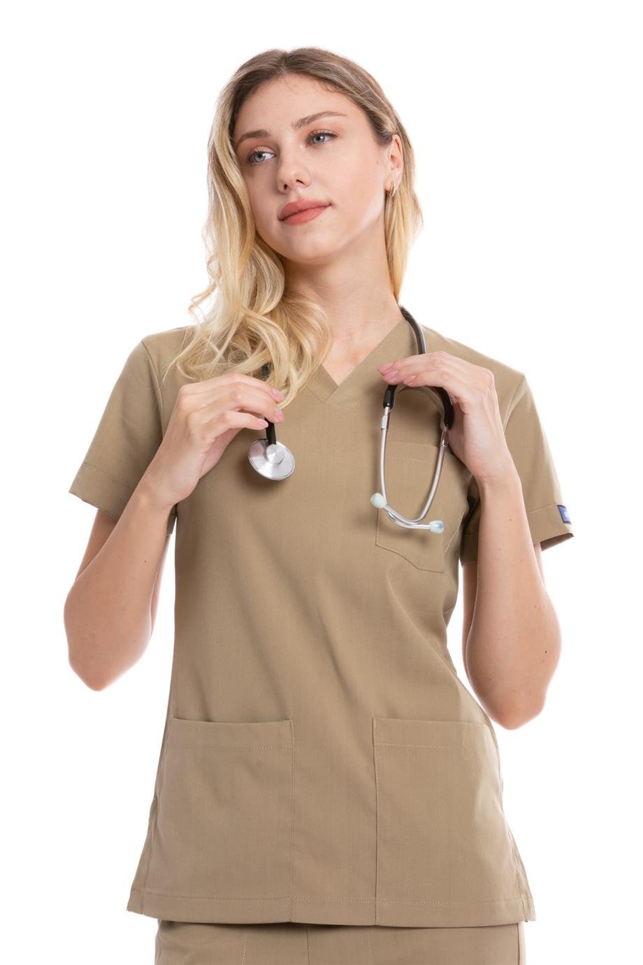 BEJ JOGGER KADIN ÜNİFORMA TAKIM