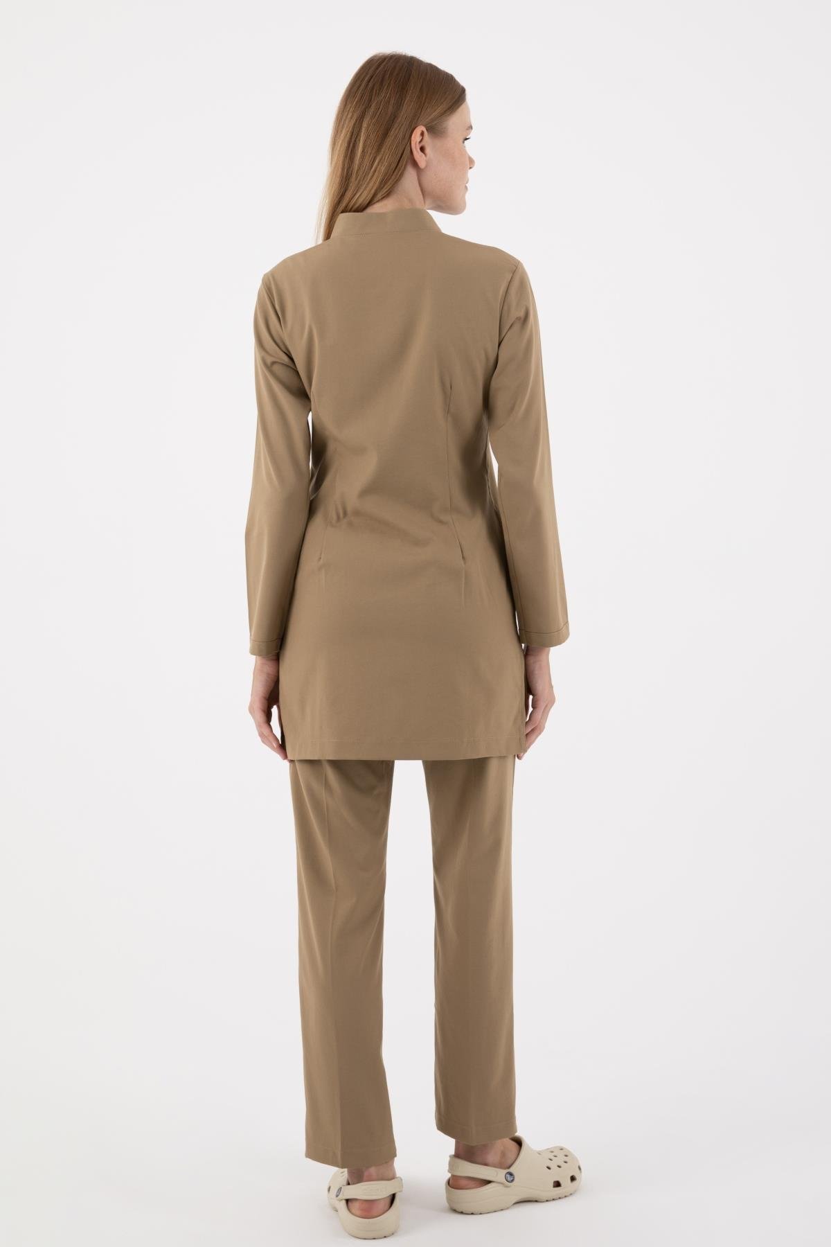 BEJ KARYA TESETTÜR ÜNİFORMA TAKIM