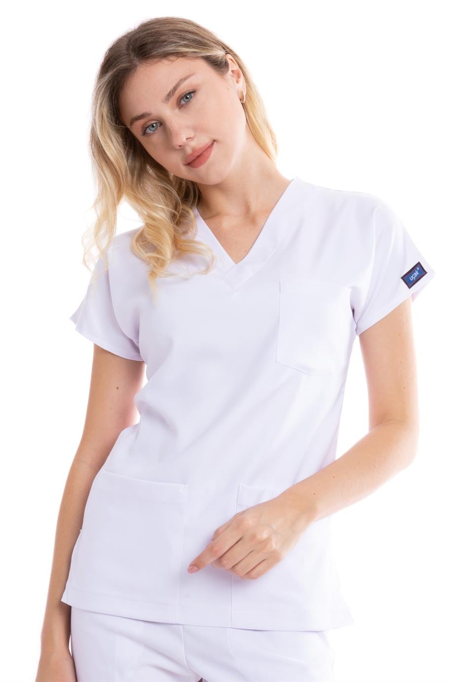 BEYAZ CORE-FLEX KADIN CERRAHİ TAKIM