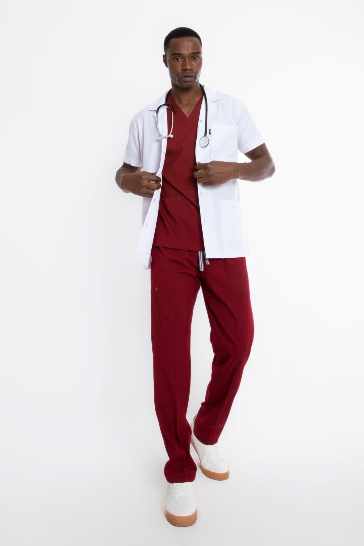 CEKET BOY, KISA KOL, KLASİK YAKA, ERKEK DOKTOR ÖNLÜĞÜ