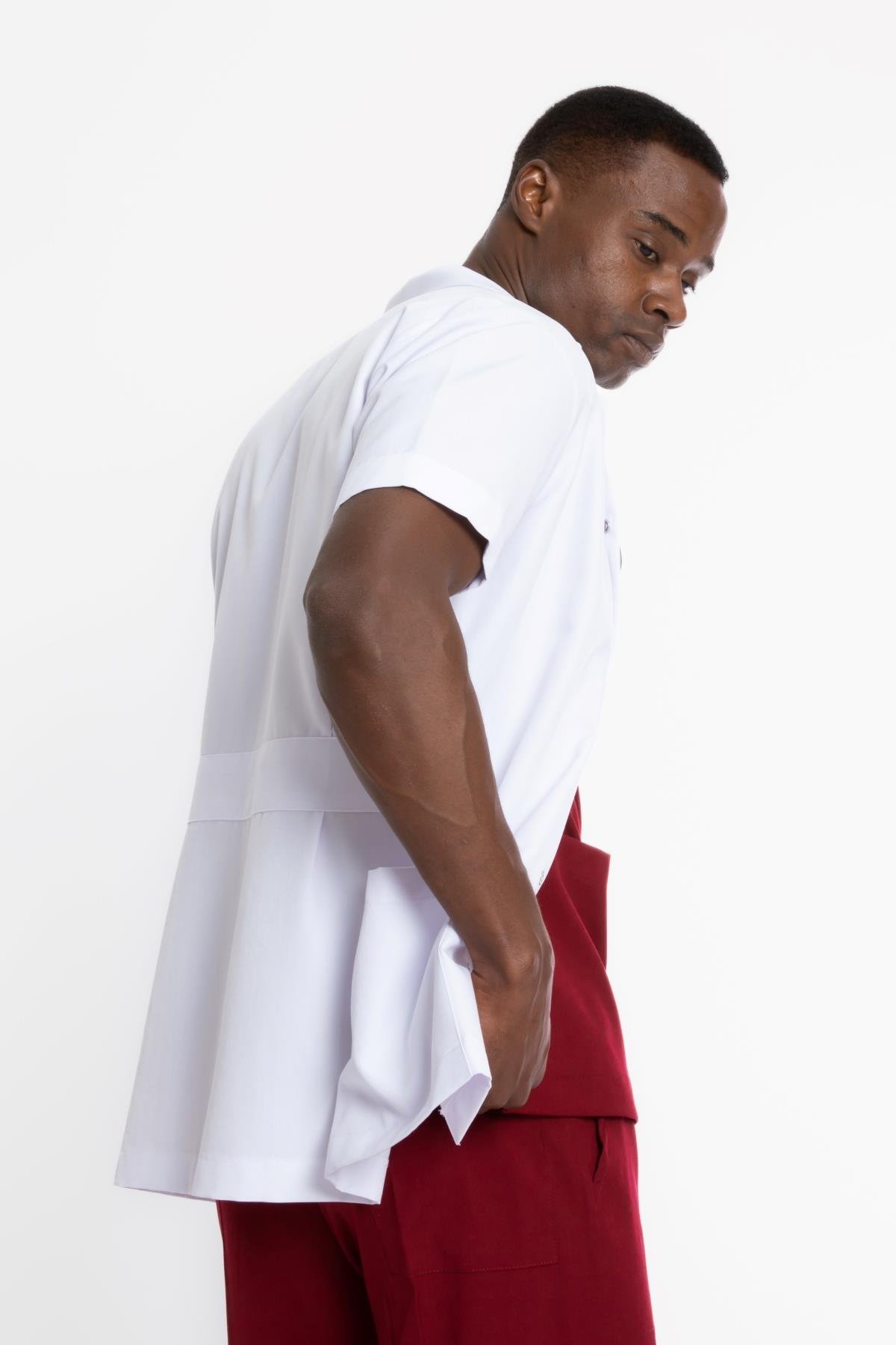 CEKET BOY, KISA KOL, KLASİK YAKA, ERKEK DOKTOR ÖNLÜĞÜ