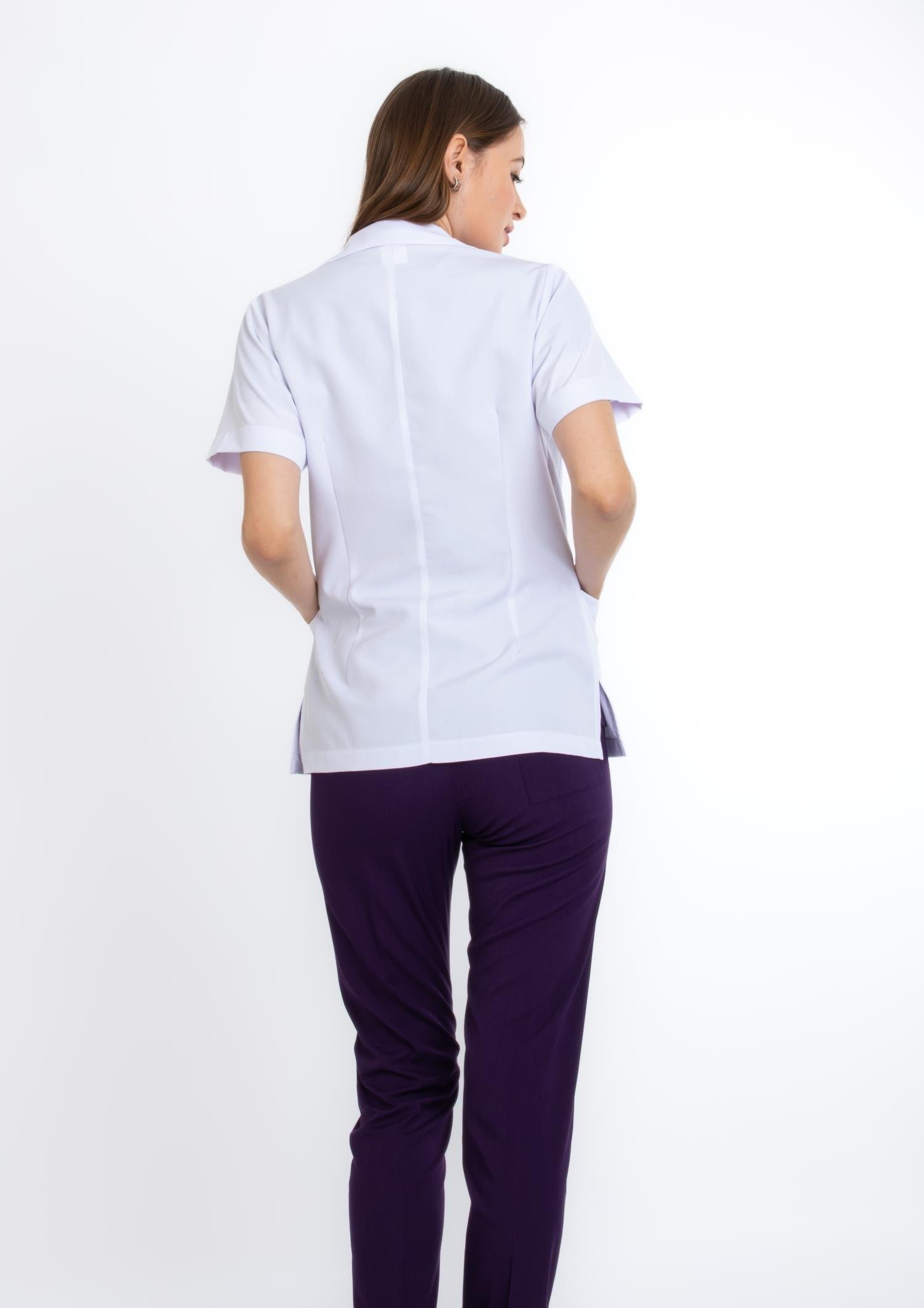 CEKET BOY, KISA KOL, KLASİK YAKA, KADIN DOKTOR ÖNLÜĞÜ