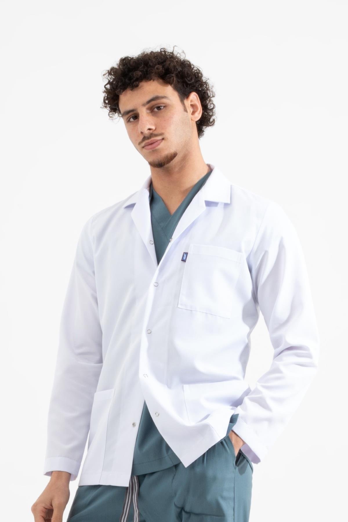 CEKET BOY, UZUN KOL, KLASİK YAKA, ERKEK DOKTOR ÖNLÜĞÜ