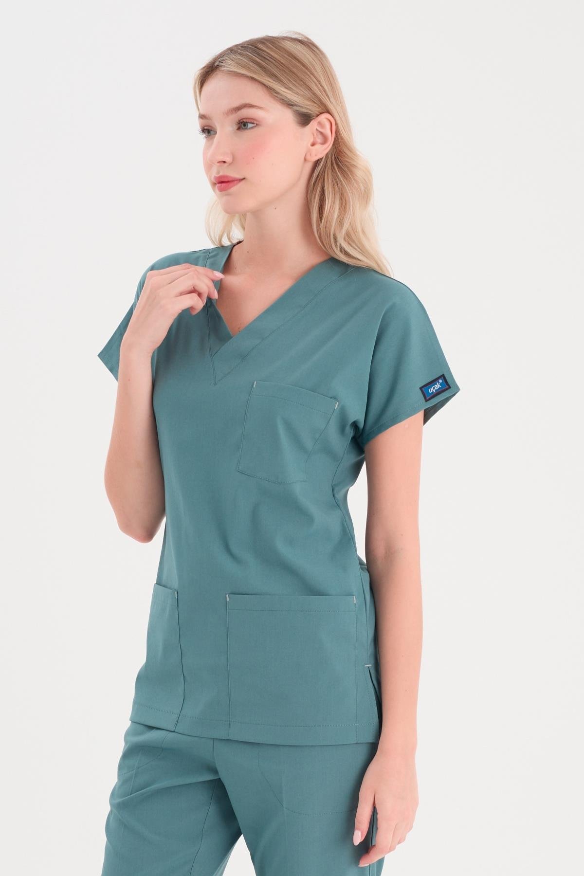 DENİZ YEŞİLİ CORE-FLEX KADIN CERRAHİ TAKIM