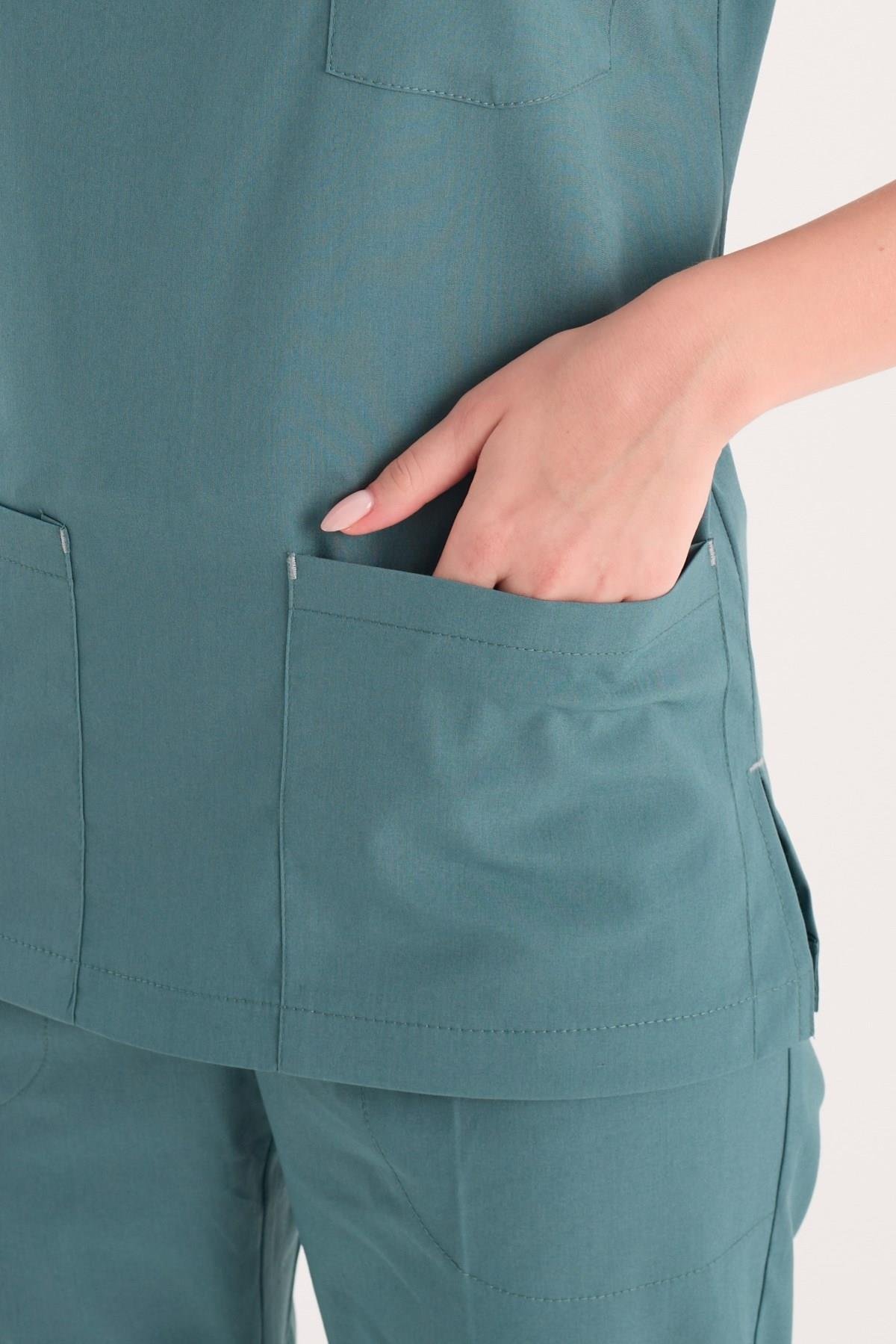 DENİZ YEŞİLİ CORE-FLEX KADIN CERRAHİ TAKIM