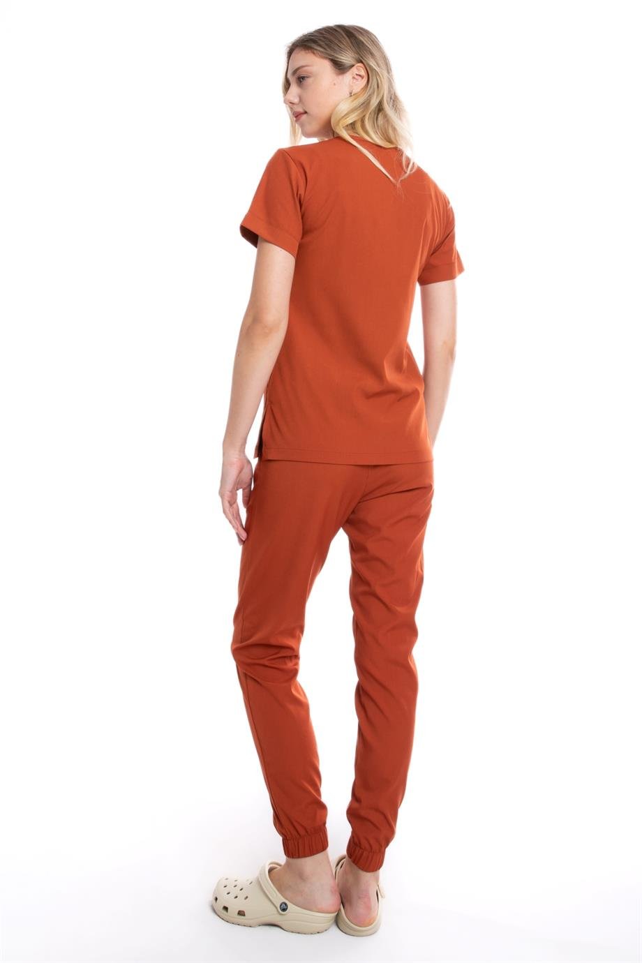 KİREMİT JOGGER KADIN ÜNİFORMA TAKIM