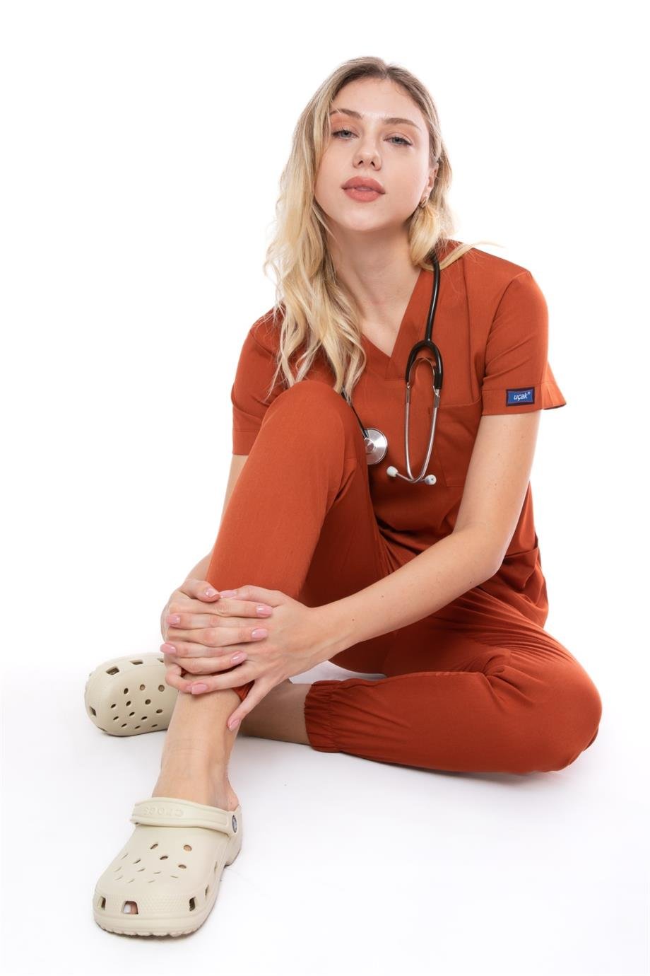 KİREMİT JOGGER KADIN ÜNİFORMA TAKIM