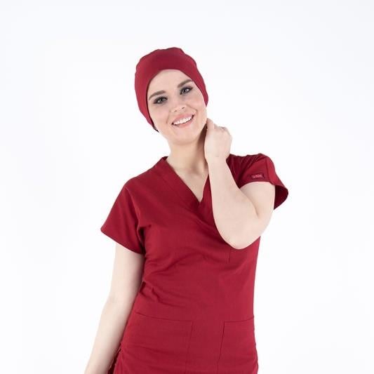 KOYU KIRMIZI UZUN SAÇ BONESİ