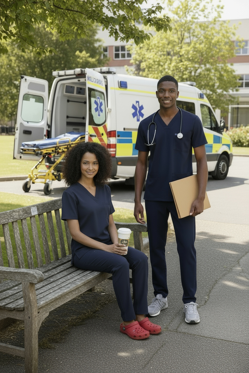 LACİVERT HEMŞİRE FORMASI LİKRALI SCRUBS TAKIM (PATRIOT BLUE)