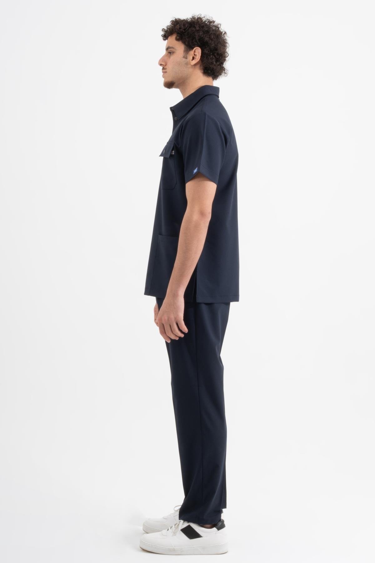 LACİVERT MILAN PREMIUM SCRUBS TAKIM