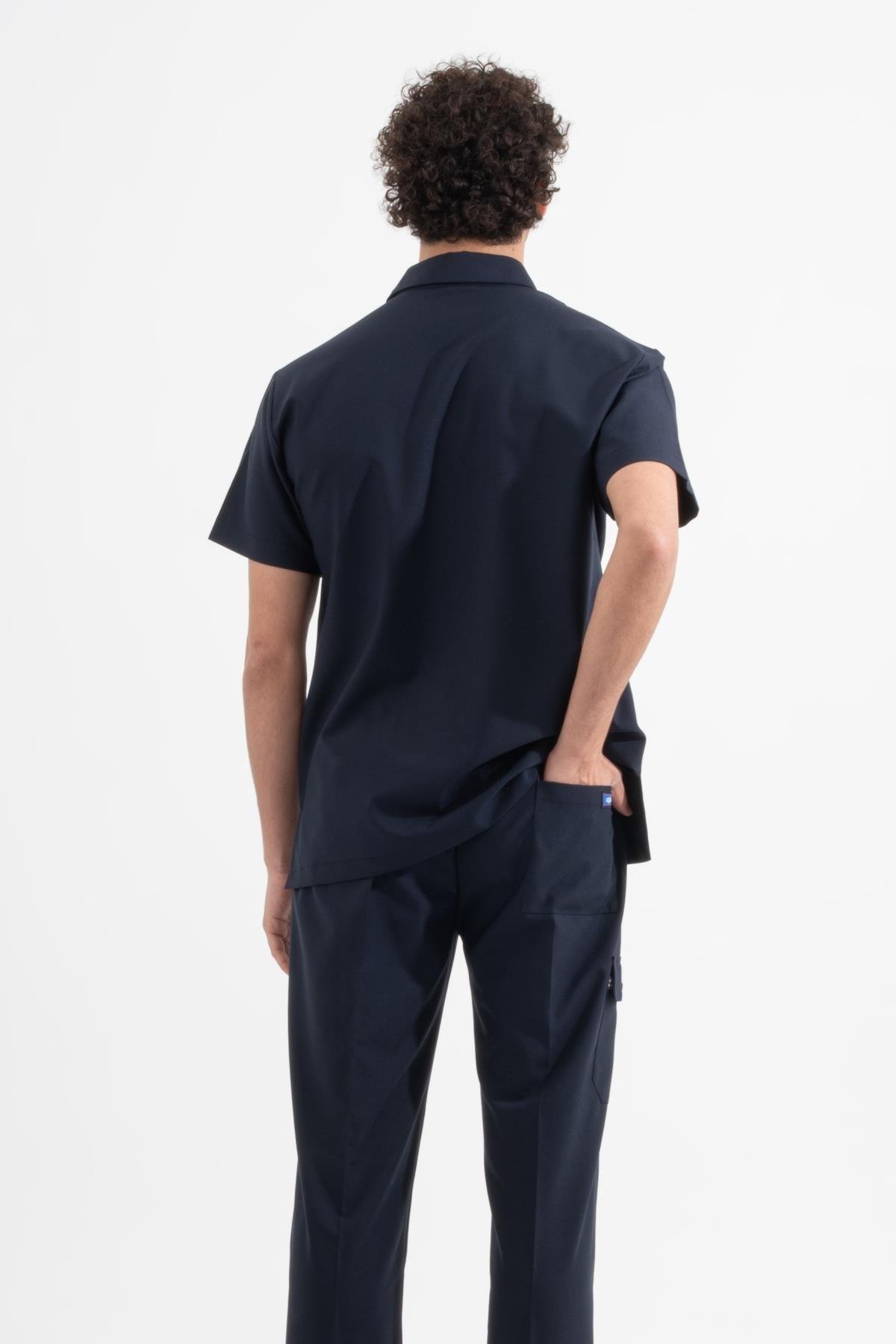 LACİVERT MILAN PREMIUM SCRUBS TAKIM