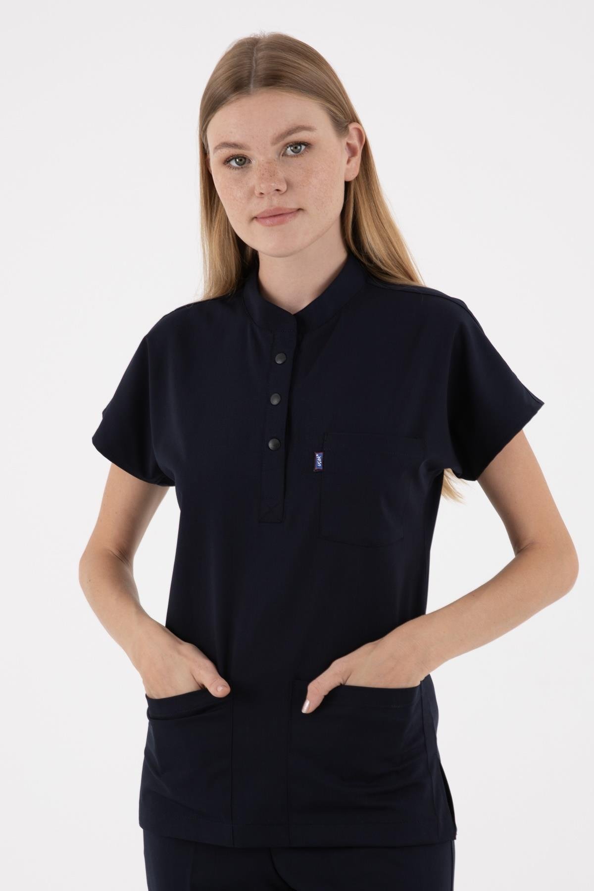 LACİVERT PETRA KADIN PREMİUM TEK ÜST