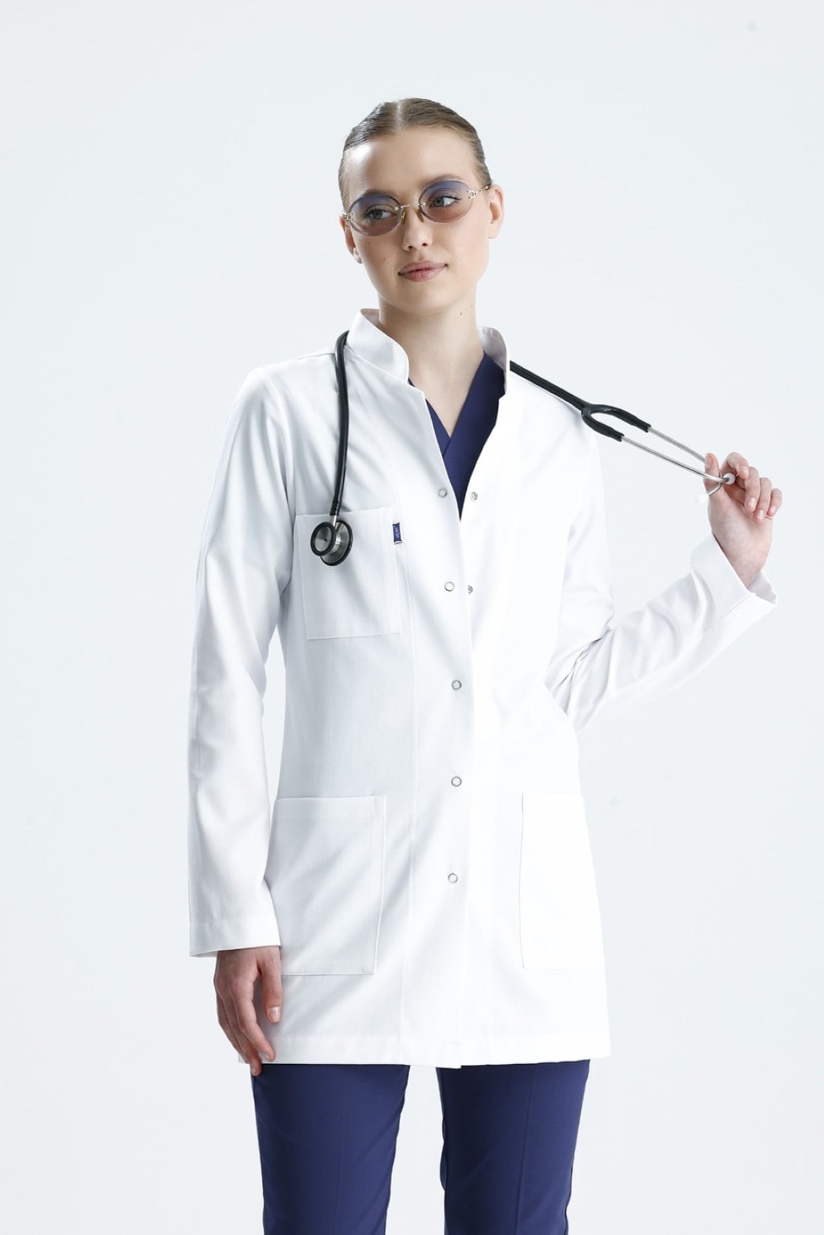 LİKRALI, TUNİK BOY, HAKİM YAKA, KADIN DOKTOR ÖNLÜĞÜ