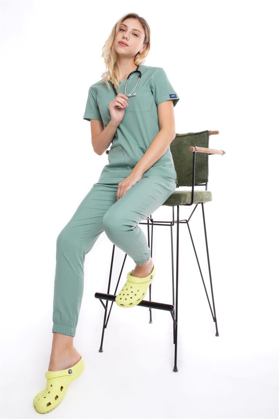 LİMON KÜFÜ JOGGER KADIN ÜNİFORMA TAKIM