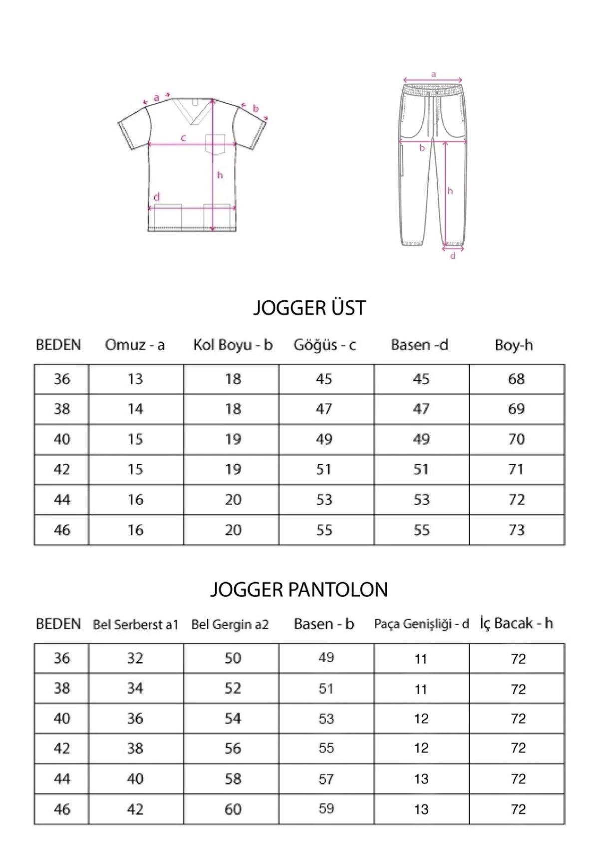LİMON KÜFÜ JOGGER KADIN ÜNİFORMA TAKIM