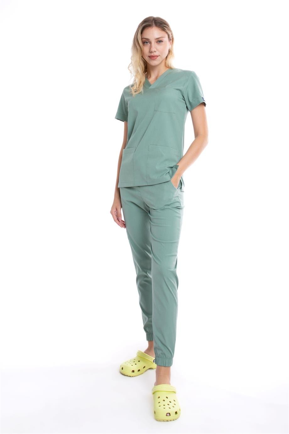 LİMON KÜFÜ JOGGER KADIN ÜNİFORMA TAKIM