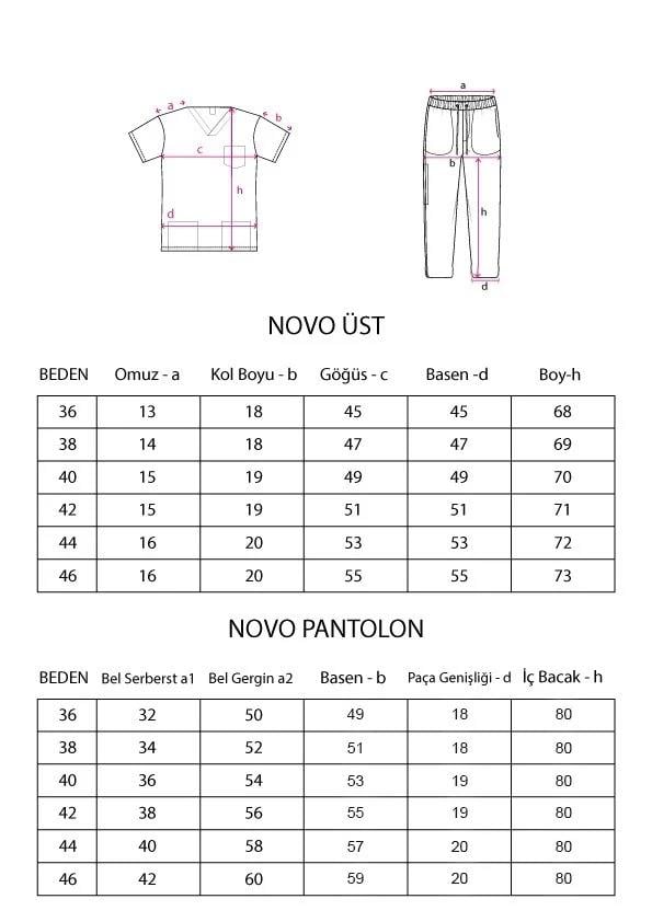 LİMON KÜFÜ NOVO KADIN ÜNİFORMA TAKIM