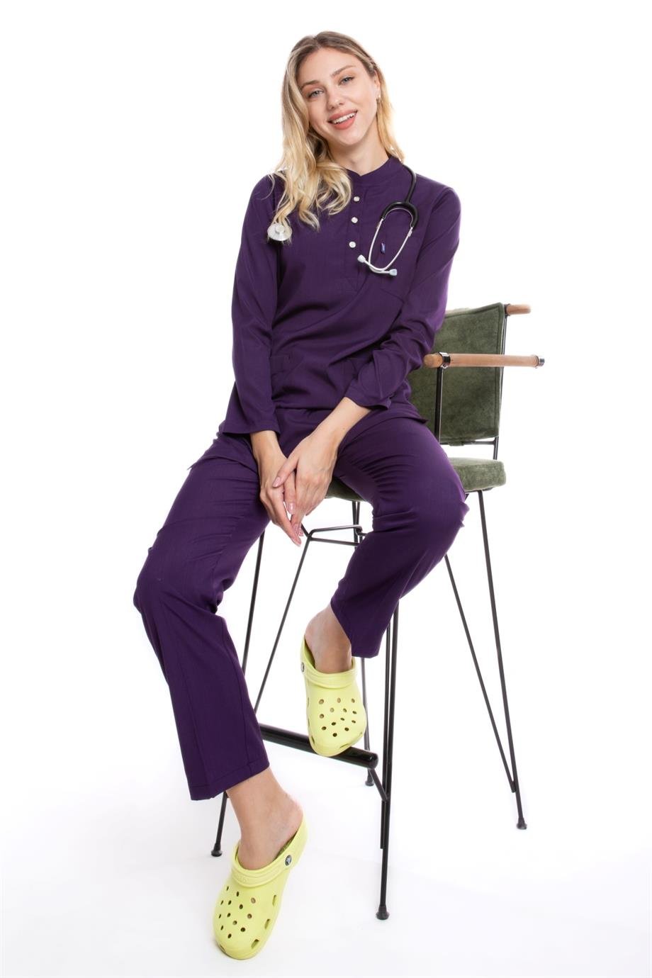 MOR KARYA TESETTÜR ÜNİFORMA TAKIM