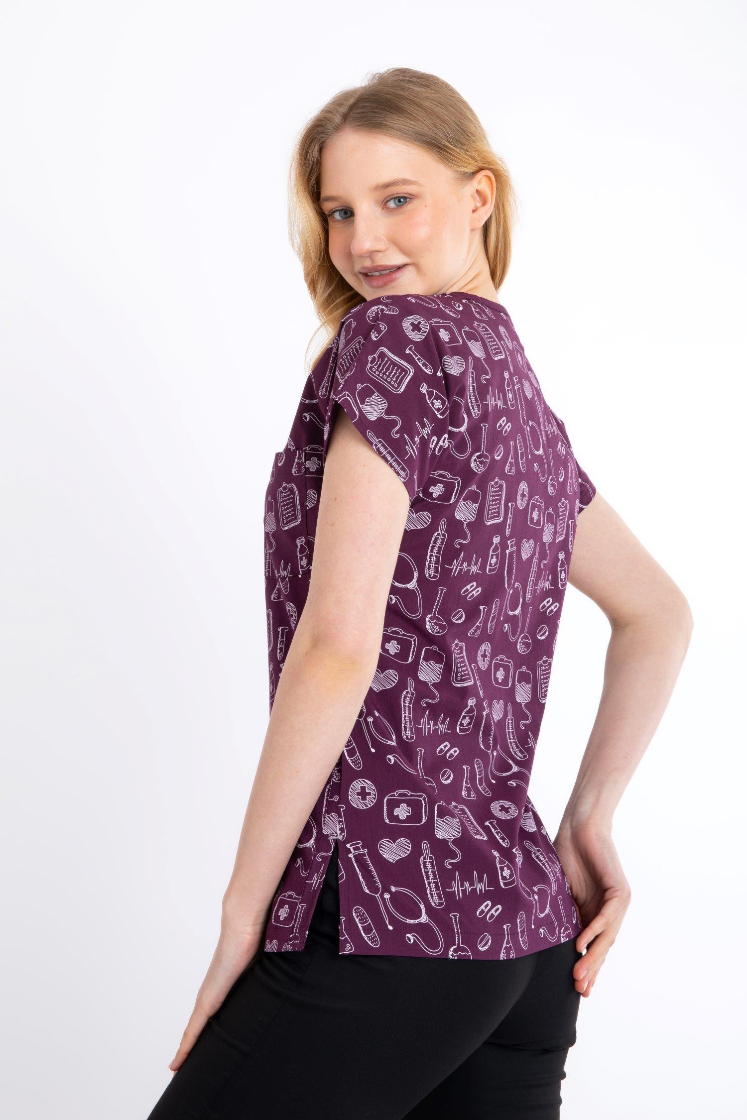 MÜRDÜM SEMBOL U-FLEX KADIN LİKRALI TEK ÜST