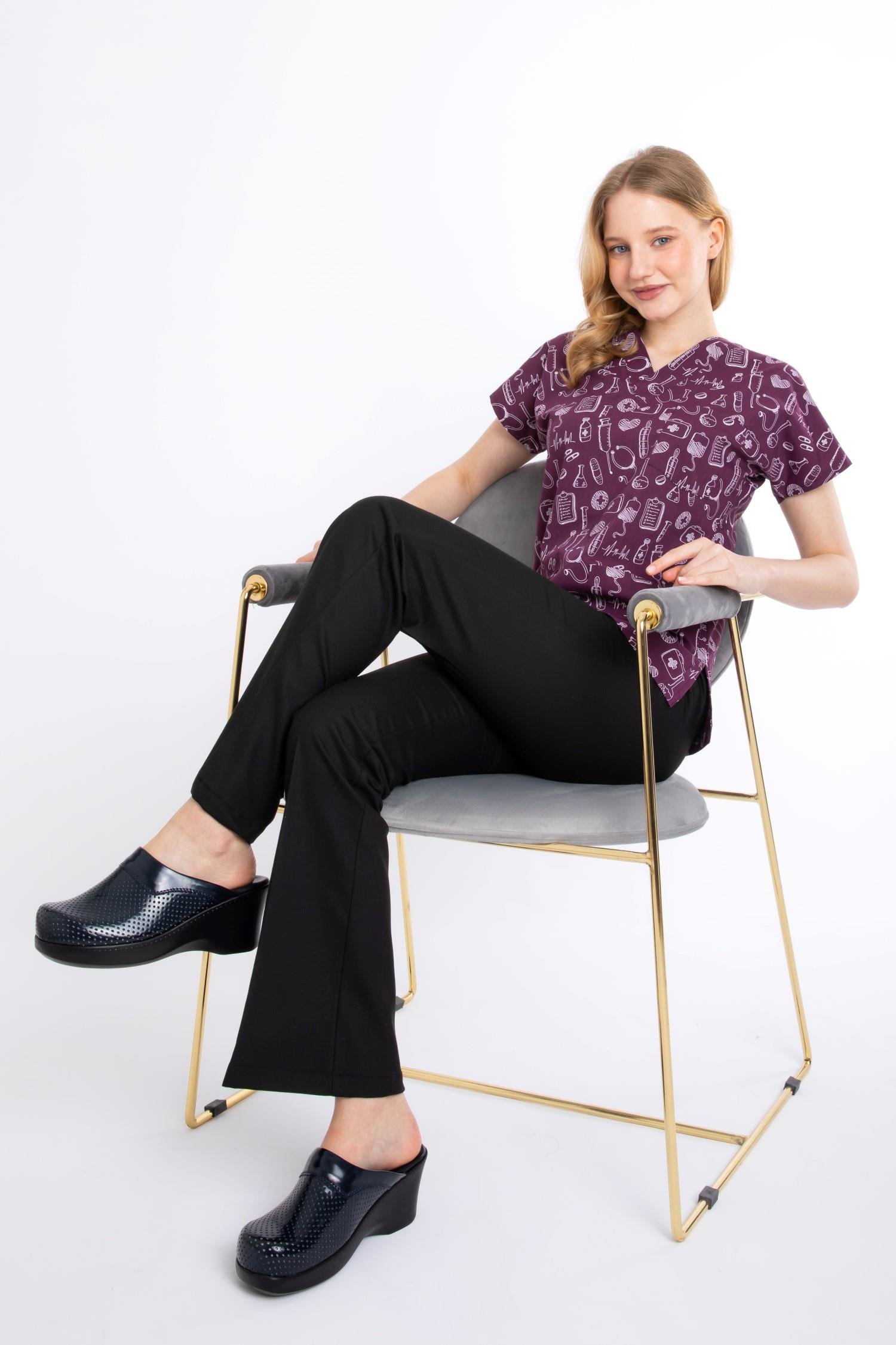 MÜRDÜM SEMBOL U-FLEX KADIN LİKRALI TEK ÜST