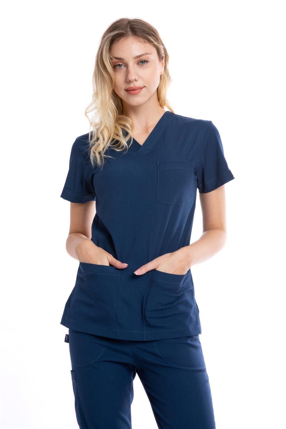 PETROL LACİVERT JOGGER KADIN ÜNİFORMA TAKIM