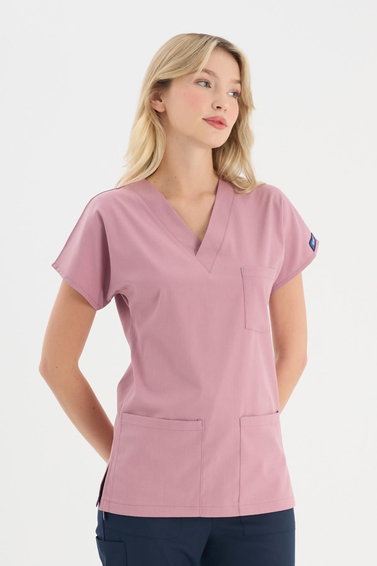 PINK CORE-FLEX LYCRA WOMEN TOP