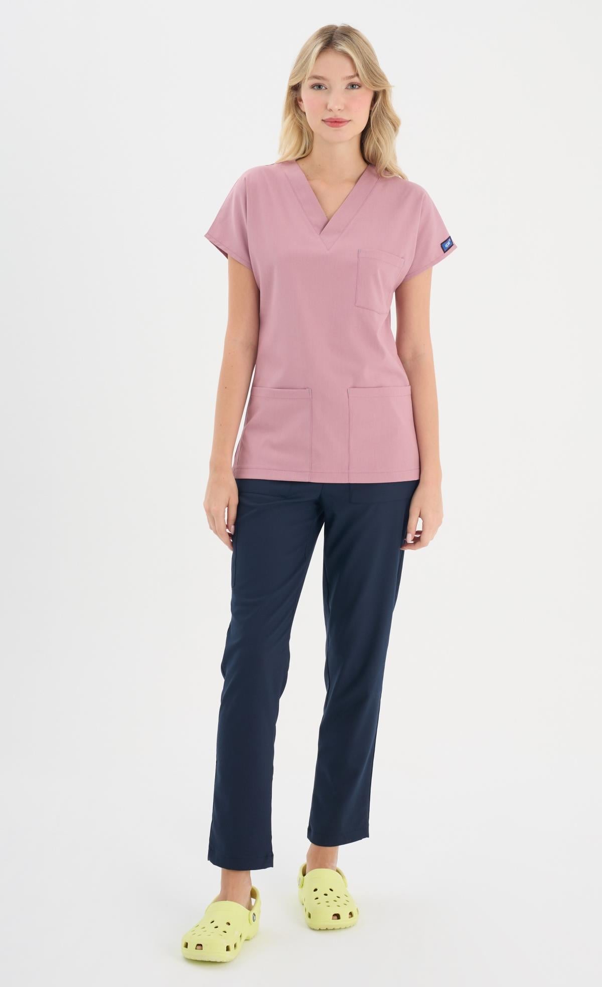 PINK CORE-FLEX LYCRA WOMEN TOP