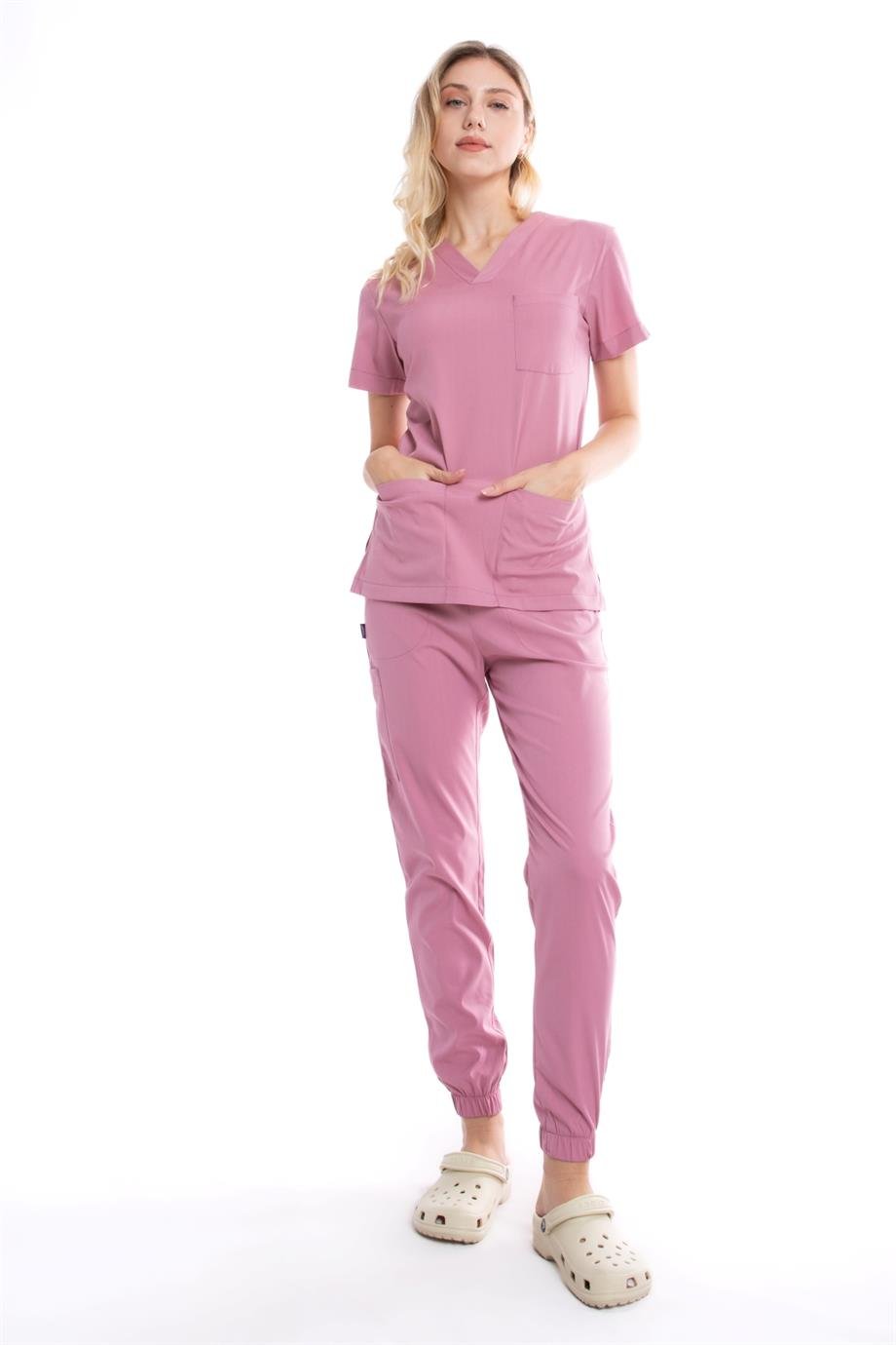 PUDRA JOGGER KADIN ÜNİFORMA TAKIM