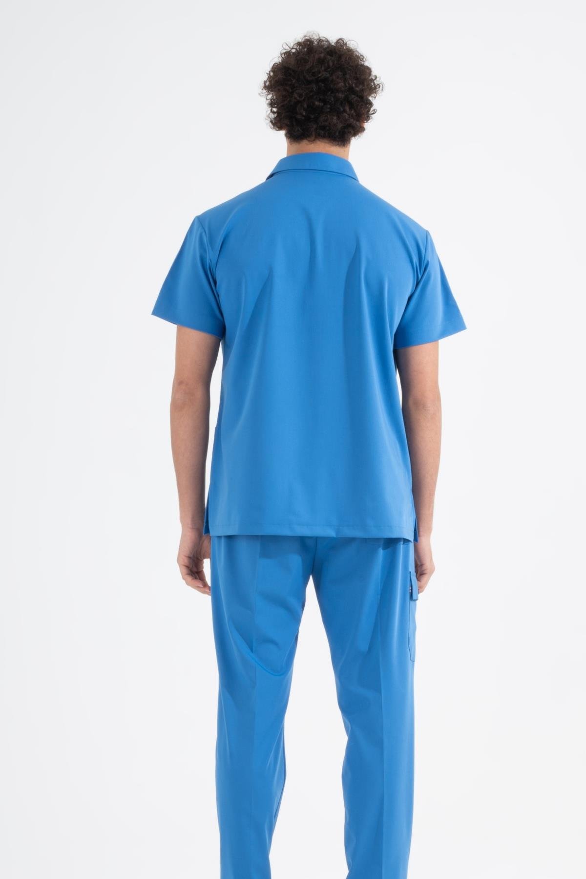 ROYAL MAVİ MILAN PREMIUM SCRUBS TAKIM