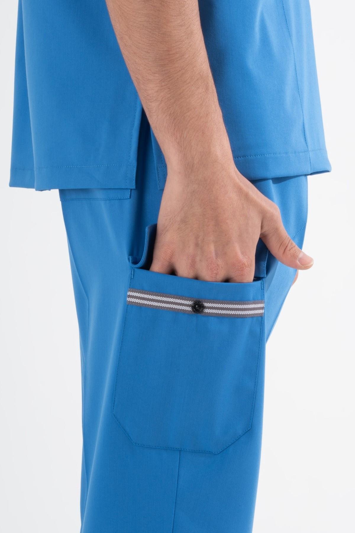 ROYAL MAVİ MILAN PREMIUM SCRUBS TAKIM