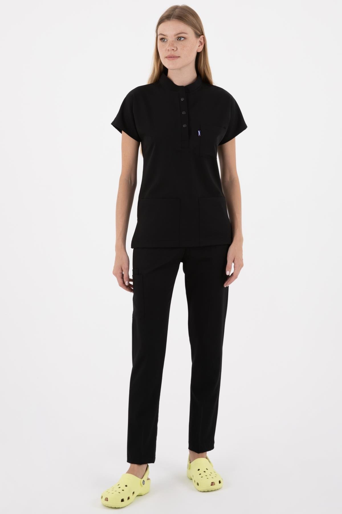 SİYAH PETRA PREMIUM ÜNİFORMA TAKIM